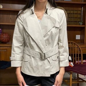 Burberry waistline rain jacket